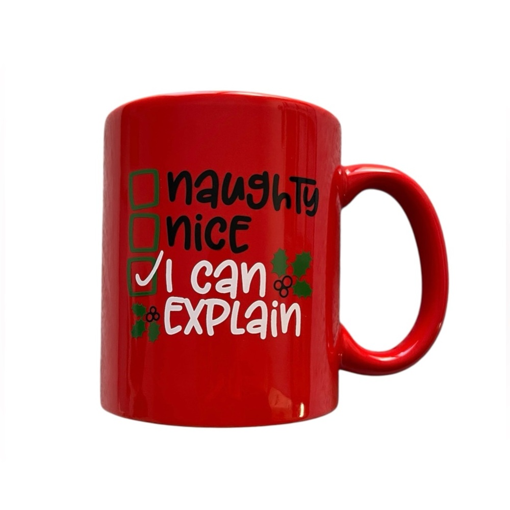 Red The Perfect Man Christmas Holiday Mug